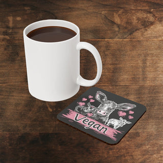 Vegan Cork Back Coaster Printify