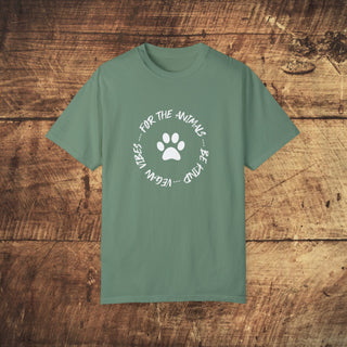 For The Animals Garment-Dyed T-shirt Printify