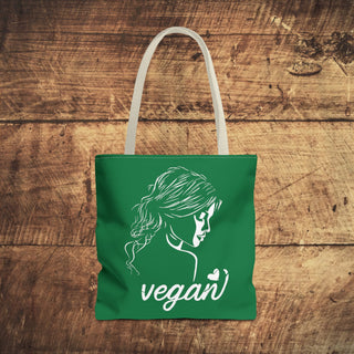 Vegan Girl Tote Bag Printify