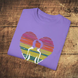 Vegan Love Garment-Dyed T-shirt Printify