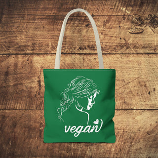 Vegan Girl Tote Bag Printify