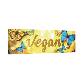 Vegan Butterflies Classic Stretched Canvas Printify