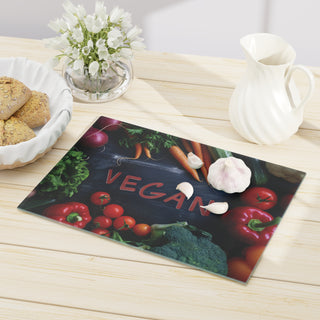 Vegan Tempered Glass Cutting Board Printify