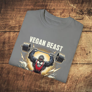 Vegan Beast Unisex Garment-Dyed T-shirt