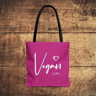 Vegan Girl Tote Bag Printify