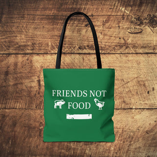 Friends Not Food Tote Bag Printify