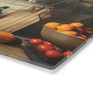 Plant-based Only Tempered Glass Cutting Board Printify