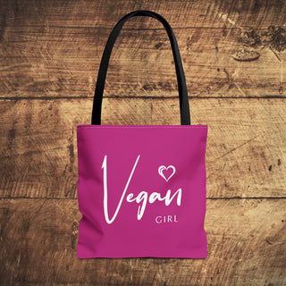 Vegan Girl Tote Bag Printify