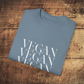 Vegan Garment-Dyed T-shirt Printify