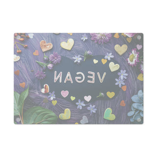 Vegan Tempered Glass Cutting Board Printify