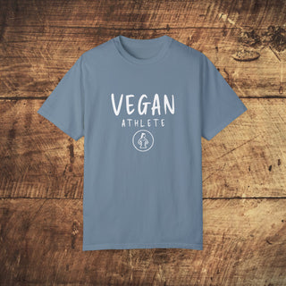 Vegan Athlete Garment-Dyed T-shirt Printify