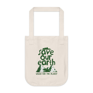 Save Our Earth Organic Canvas Tote Bag