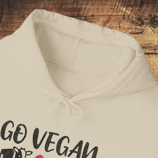 Go Vegan Heavy Blend™ Hooded Sweatshirt Printify