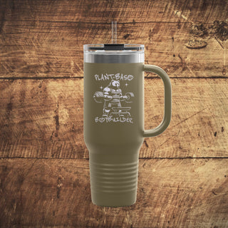 Plant-Based Bodybuilder Insulated Travel Mug, 40oz