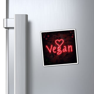 Neon Vegan Magnet Printify