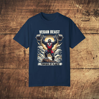 Vegan Beast Unisex Garment-Dyed T-shirt