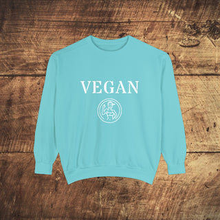 Vegan Garment-Dyed Sweatshirt Printify