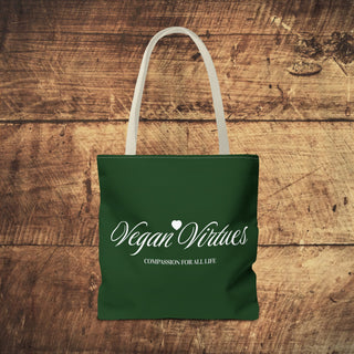 Vegan Virtues Tote Bag Printify