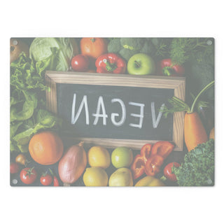 Vegan Tempered Glass Cutting Board Printify