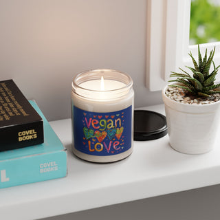 Vegan Love Scented Soy Candle, 9oz