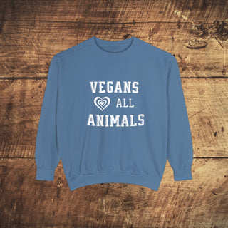 Vegan Garment-Dyed Sweatshirt Printify