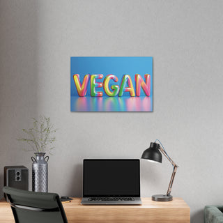 Vegan Classic Stretched Canvas Printify