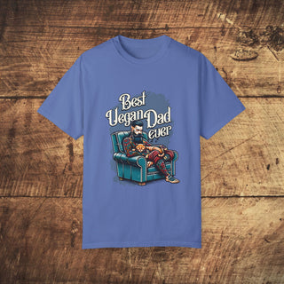 Best Vegan Dad Ever Unisex Garment-Dyed T-shirt