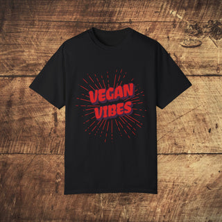 Vegan Vibes Garment-Dyed T-shirt Printify