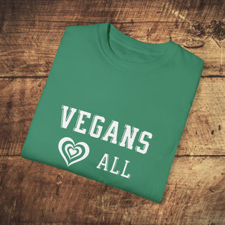 Vegan Garment-Dyed T-shirt Printify