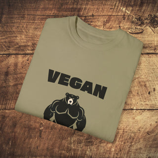 Vegan Gains Garment-Dyed T-shirt Printify