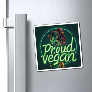 Proud Vegan Magnet Printify