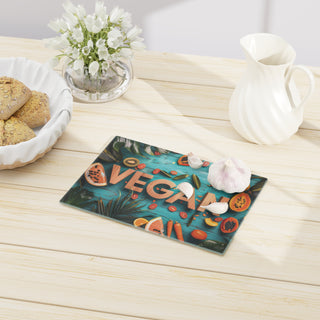 Vegan Tempered Glass Cutting Board Printify