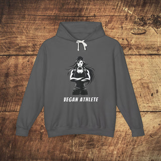 Vegan Athlete Unisex Lightweight Hooded Sweatshirt