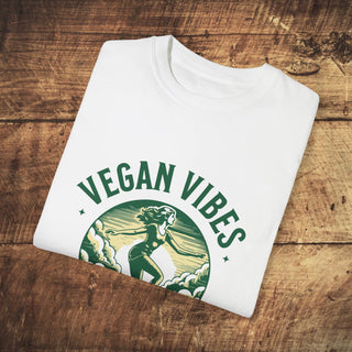 Vegan Vibes Garment-Dyed T-shirt Printify