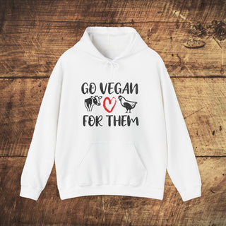 Go Vegan Heavy Blend™ Hooded Sweatshirt Printify