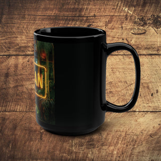 Vegan Black Mug, 15oz