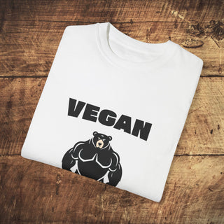 Vegan Gains Garment-Dyed T-shirt Printify