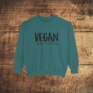 Vegan Garment-Dyed Sweatshirt Printify