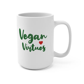 Vegan Virtues Coffee Mug 15oz Printify