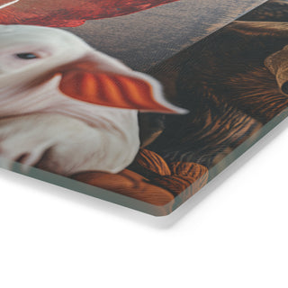 Vegan Tempered Glass Cutting Board Printify