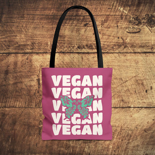 Vegan Butterfly Tote Bag Printify