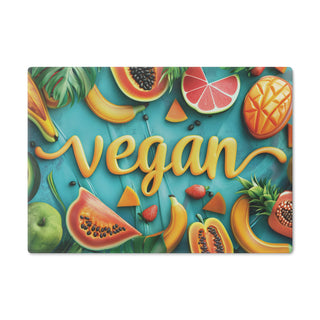 Vegan Tempered Glass Cutting Board Printify