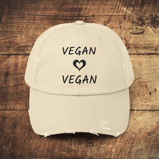 Vegan Unisex Distressed Cap Printify