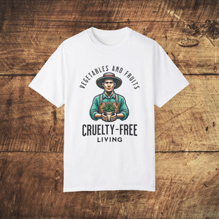 Cruelty-Free Living  Garment-Dyed T-shirt Printify