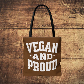 Vegan And Proud Tote Bag Printify