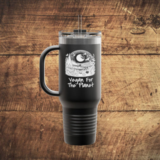 Vegan For The Planet Insulated Travel Mug, 40oz