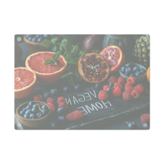 Vegan Home Tempered Glass Cutting Board Printify