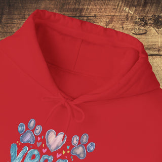 Vegan Love Heavy Blend™ Hooded Sweatshirt Printify