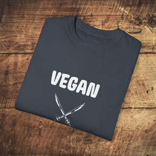 Vegan Warrior Garment-Dyed T-shirt Printify