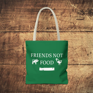 Friends Not Food Tote Bag Printify